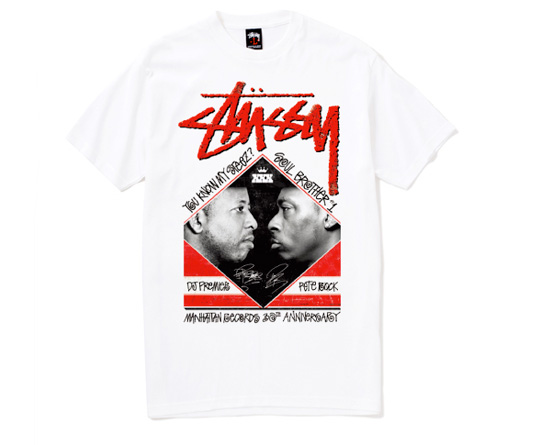 STUSSY x MANHATTAN RECORDS 30th ANNIVERSARY TEE | IN-STORE